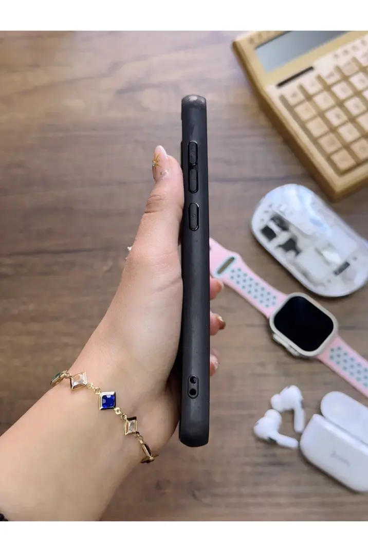 Redmi Note 9 Uyumlu Premium Deri Dokulu Darbelere Karşı Dayanıklı Nazal Silikon Kılıf - 17