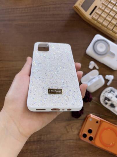 Samsung A06 Uyumlu Kadife İç Yüzey Tasarımlı Taşlı Işıltılı Parlak Pırlanta Kılıf Dia Plus - 4