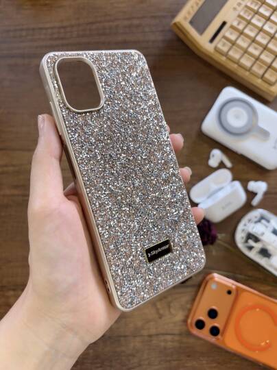 Samsung A06 Uyumlu Kadife İç Yüzey Tasarımlı Taşlı Işıltılı Parlak Pırlanta Kılıf Dia Plus - 12