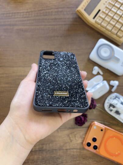 Samsung A06 Uyumlu Kadife İç Yüzey Tasarımlı Taşlı Işıltılı Parlak Pırlanta Kılıf Dia Plus - 39