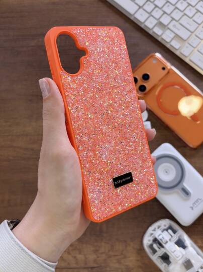 Samsung A07 / A08 Uyumlu Kadife İç Yüzey Tasarımlı Taşlı Işıltılı Parlak Pırlanta Kılıf Dia Plus - 42
