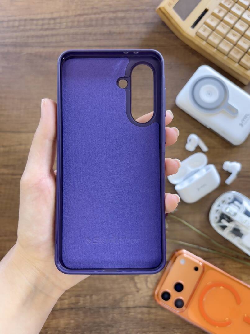 Samsung A16 Uyumlu Kadife İç Yüzey Tasarımlı Taşlı Işıltılı Parlak Pırlanta Kılıf Dia Plus - 26