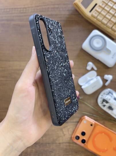 Samsung A26 Uyumlu Kadife İç Yüzey Tasarımlı Taşlı Işıltılı Parlak Pırlanta Kılıf Dia Plus - 41