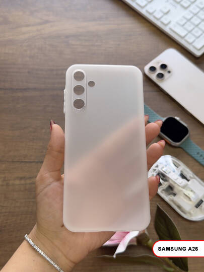 Samsung Galaxy A06 Uyumlu Süper İnce Mat Ultra Thin Silikon Kılıf