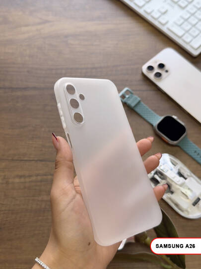 Samsung Galaxy A06 Uyumlu Süper İnce Mat Ultra Thin Silikon Kılıf - 2