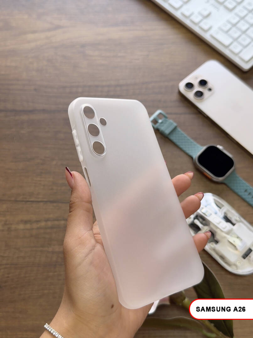Samsung Galaxy A06 Uyumlu Süper İnce Mat Ultra Thin Silikon Kılıf - 2