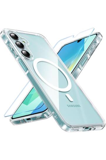 Samsung Galaxy A16 Şeffaf Magsafe Kılıf MTL SAFE
