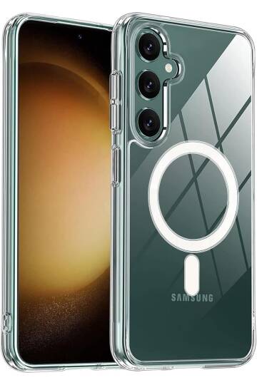 Samsung Galaxy A16 Şeffaf Magsafe Kılıf MTL SAFE - 3