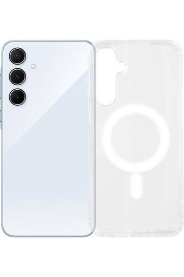 Samsung Galaxy A16 Şeffaf Magsafe Kılıf MTL SAFE - 4
