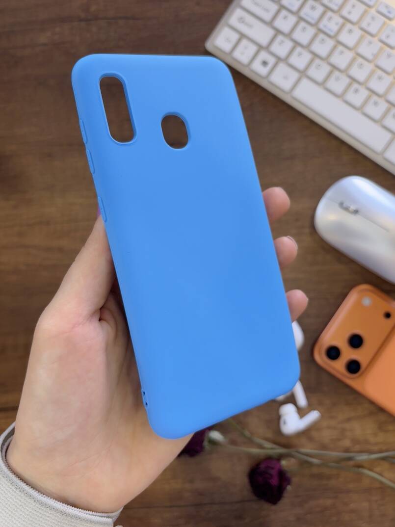Samsung Galaxy A20 / A30 Uyumlu Kamera Korumalı Darbeye Dayanıklı Renk Atmayan Fab Silikon Kılıf - 14