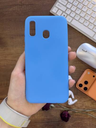 Samsung Galaxy A20 / A30 Uyumlu Kamera Korumalı Darbeye Dayanıklı Renk Atmayan Fab Silikon Kılıf - 15