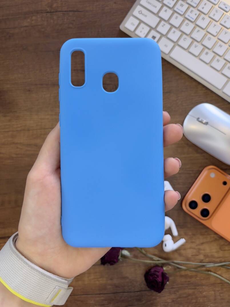 Samsung Galaxy A20 / A30 Uyumlu Kamera Korumalı Darbeye Dayanıklı Renk Atmayan Fab Silikon Kılıf - 15