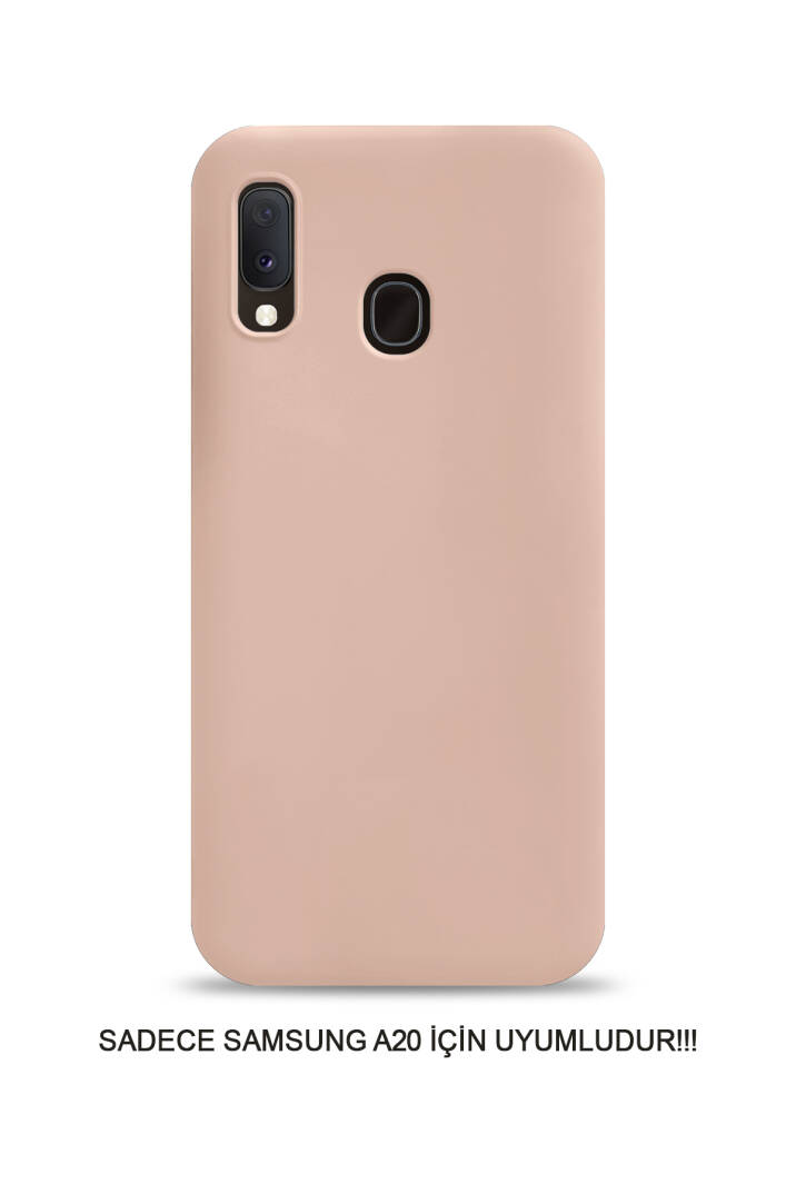 Samsung Galaxy A20 / A30 Uyumlu Kamera Korumalı Darbeye Dayanıklı Renk Atmayan Fab Silikon Kılıf - 21