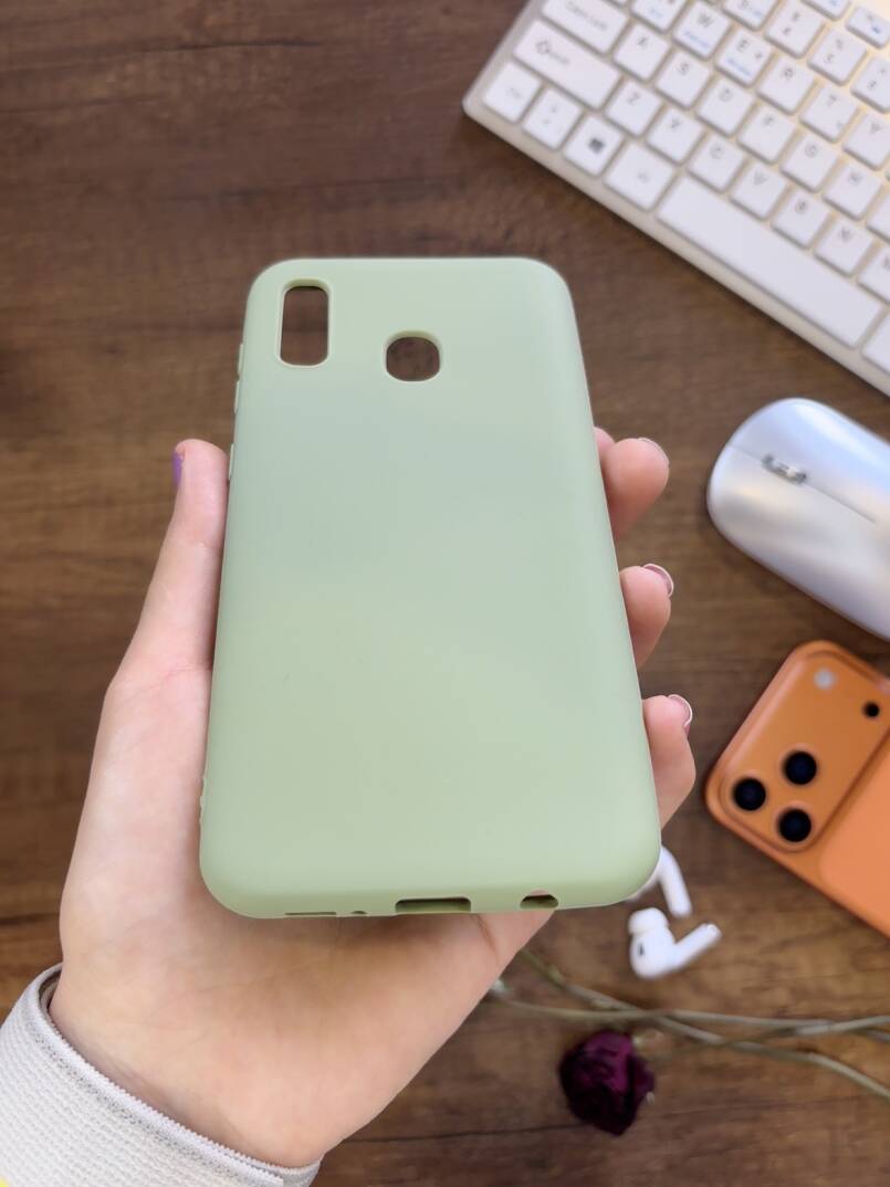 Samsung Galaxy A20 / A30 Uyumlu Kamera Korumalı Darbeye Dayanıklı Renk Atmayan Fab Silikon Kılıf - 32