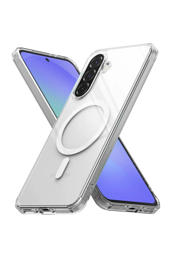 Samsung Galaxy A35 Uyumlu Şeffaf Magsafe Kılıf MTL SAFE - 1