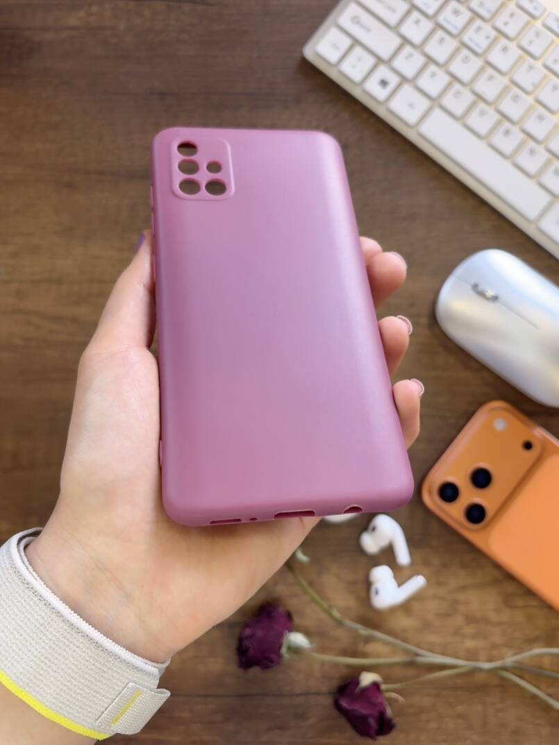 Samsung Galaxy A51 Uyumlu Kamera Korumalı Darbeye Dayanıklı Renk Atmayan Fab Silikon Kılıf - 12