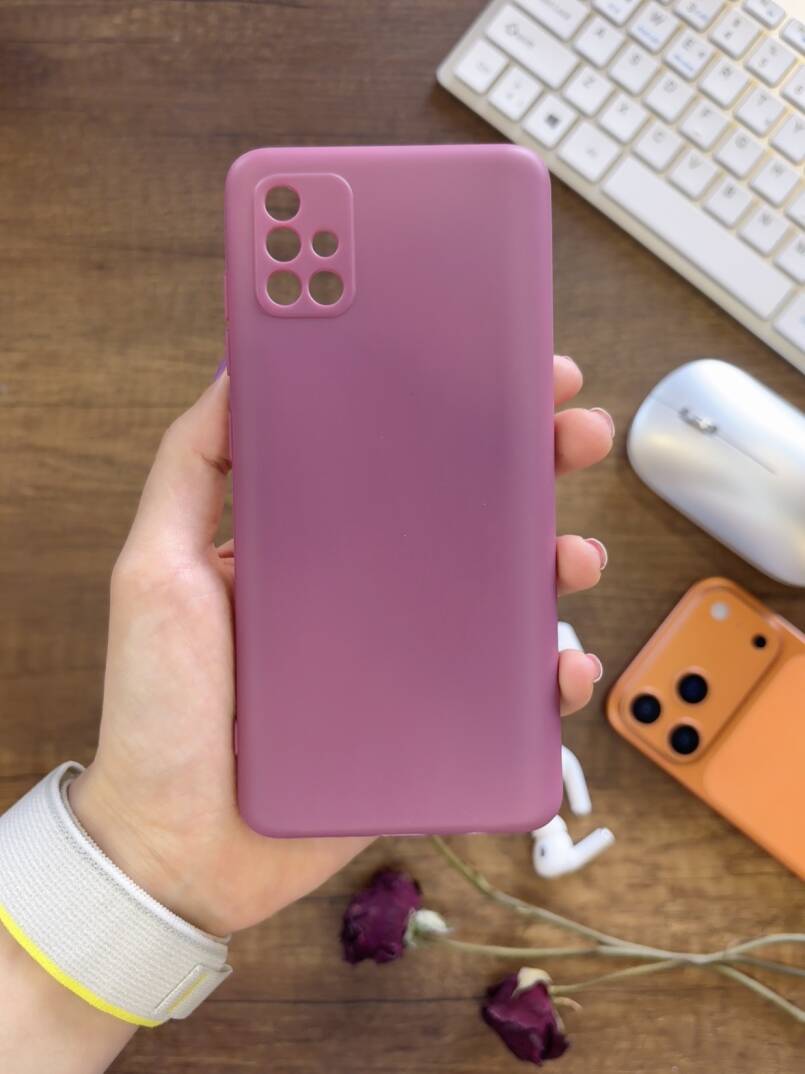 Samsung Galaxy A51 Uyumlu Kamera Korumalı Darbeye Dayanıklı Renk Atmayan Fab Silikon Kılıf - 15