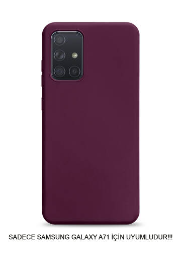 Samsung Galaxy A71 Uyumlu Kamera Korumalı Darbeye Dayanıklı Renk Atmayan Fab Silikon Kılıf - 21
