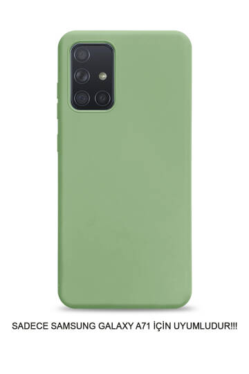 Samsung Galaxy A71 Uyumlu Kamera Korumalı Darbeye Dayanıklı Renk Atmayan Fab Silikon Kılıf - 36