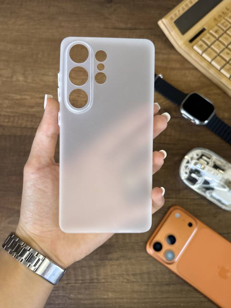 Samsung Galaxy S26 Ultra Uyumlu Süper İnce Mat Ultra Thin Silikon Kılıf - 8
