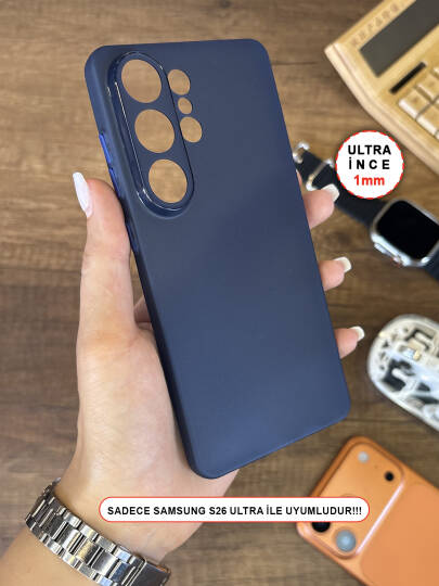 Samsung Galaxy S26 Ultra Uyumlu Süper İnce Mat Ultra Thin Silikon Kılıf - 13
