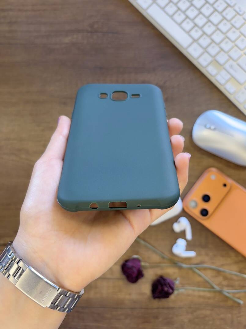 Samsung J7 2015 / J7 Core Uyumlu Kamera Korumalı Darbeye Dayanıklı Renk Atmayan Fab Silikon Kılıf - 2