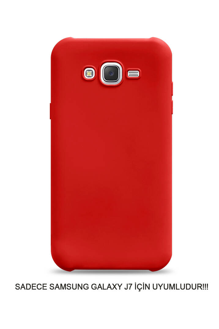 Samsung J7 2015 / J7 Core Uyumlu Kamera Korumalı Darbeye Dayanıklı Renk Atmayan Fab Silikon Kılıf - 6