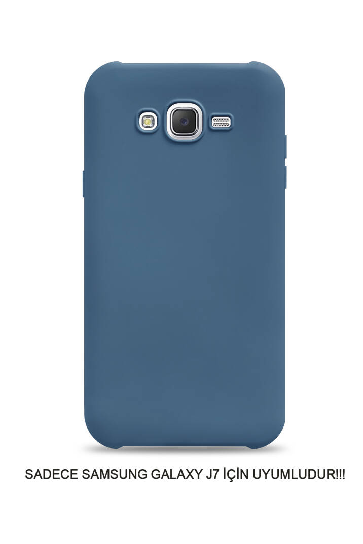 Samsung J7 2015 / J7 Core Uyumlu Kamera Korumalı Darbeye Dayanıklı Renk Atmayan Fab Silikon Kılıf - 11