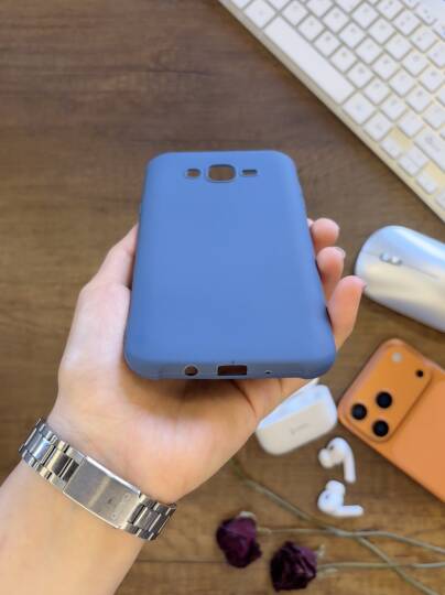 Samsung J7 2015 / J7 Core Uyumlu Kamera Korumalı Darbeye Dayanıklı Renk Atmayan Fab Silikon Kılıf - 12