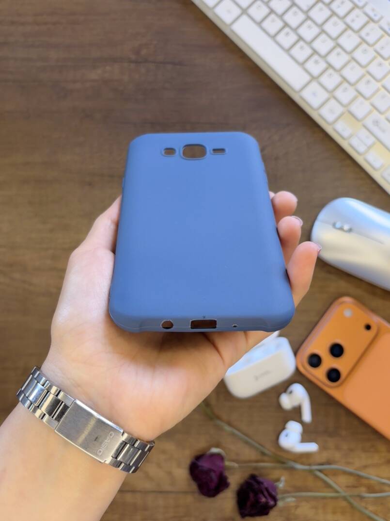 Samsung J7 2015 / J7 Core Uyumlu Kamera Korumalı Darbeye Dayanıklı Renk Atmayan Fab Silikon Kılıf - 12