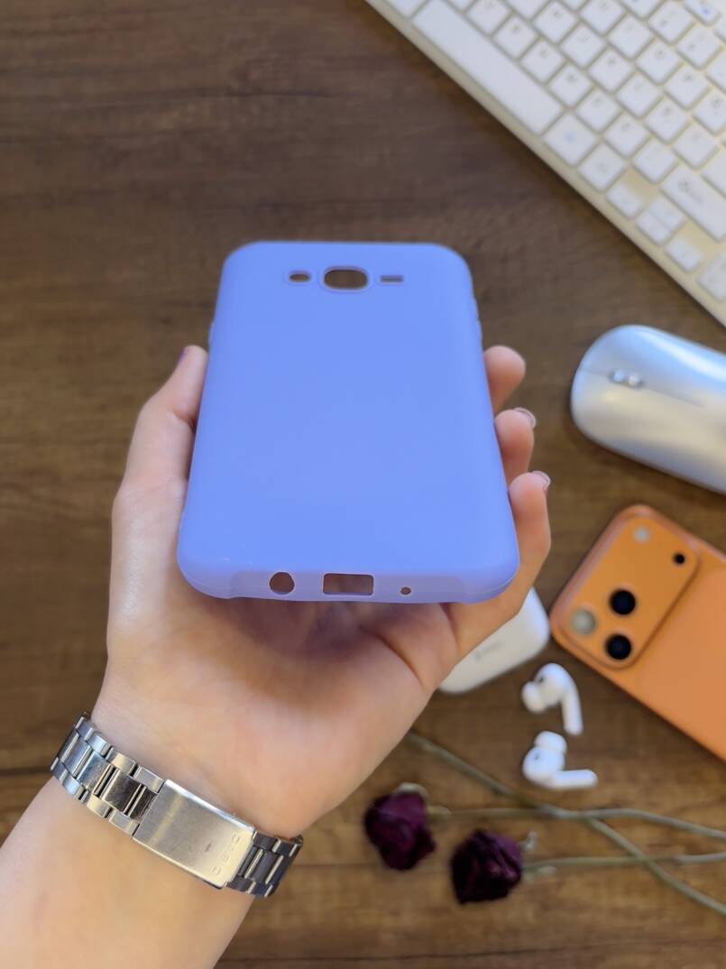 Samsung J7 2015 / J7 Core Uyumlu Kamera Korumalı Darbeye Dayanıklı Renk Atmayan Fab Silikon Kılıf - 17