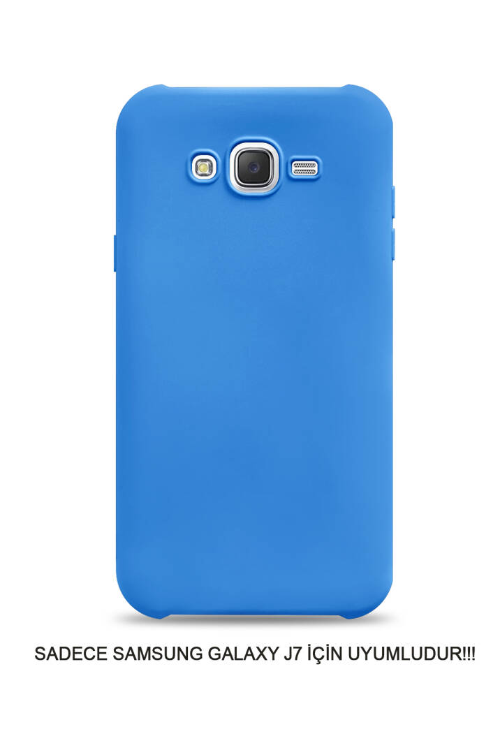 Samsung J7 2015 / J7 Core Uyumlu Kamera Korumalı Darbeye Dayanıklı Renk Atmayan Fab Silikon Kılıf - 21
