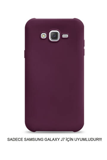 Samsung J7 2015 / J7 Core Uyumlu Kamera Korumalı Darbeye Dayanıklı Renk Atmayan Fab Silikon Kılıf - 26