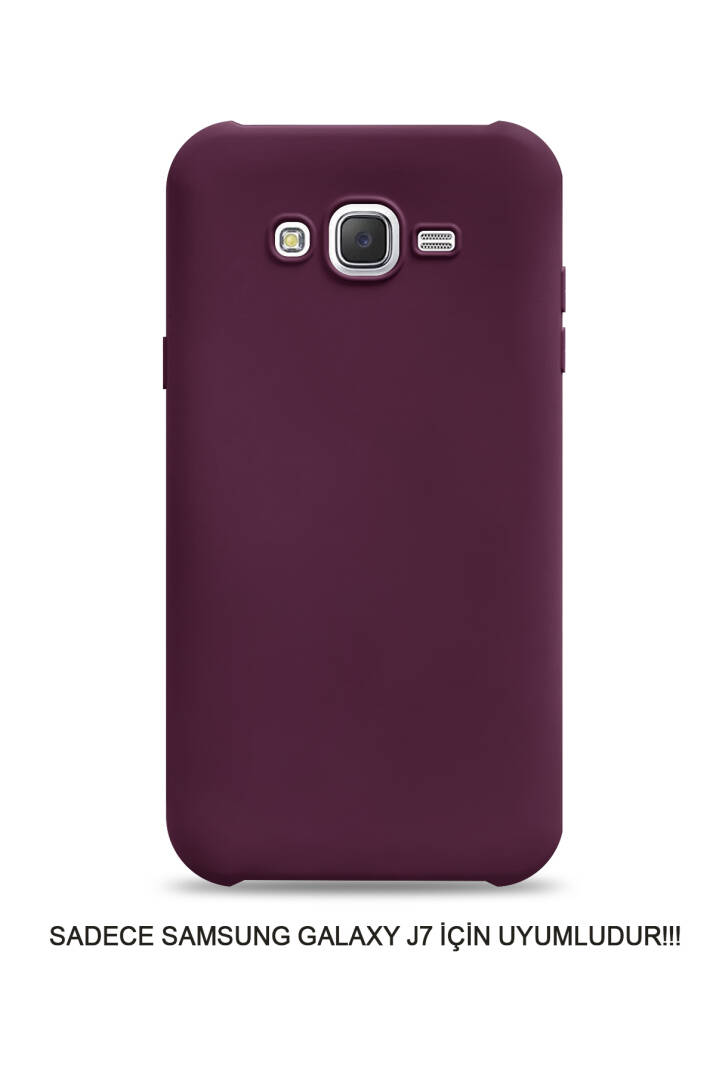 Samsung J7 2015 / J7 Core Uyumlu Kamera Korumalı Darbeye Dayanıklı Renk Atmayan Fab Silikon Kılıf - 26