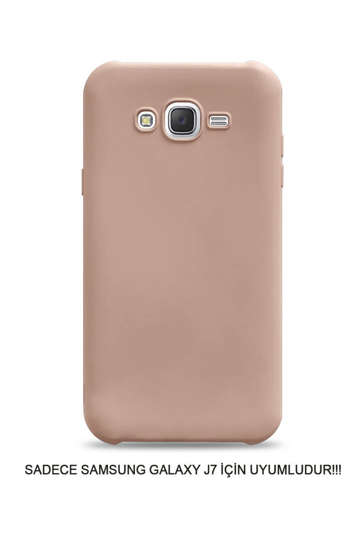 Samsung J7 2015 / J7 Core Uyumlu Kamera Korumalı Darbeye Dayanıklı Renk Atmayan Fab Silikon Kılıf - 31