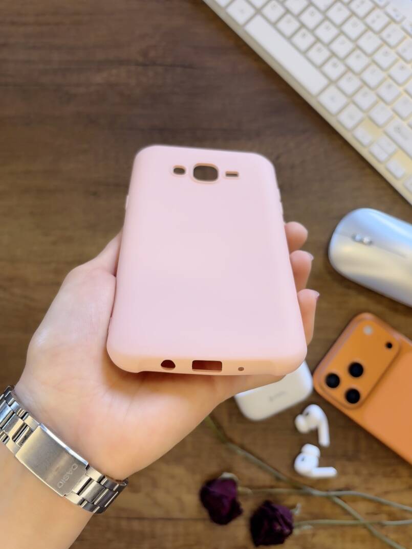 Samsung J7 2015 / J7 Core Uyumlu Kamera Korumalı Darbeye Dayanıklı Renk Atmayan Fab Silikon Kılıf - 33