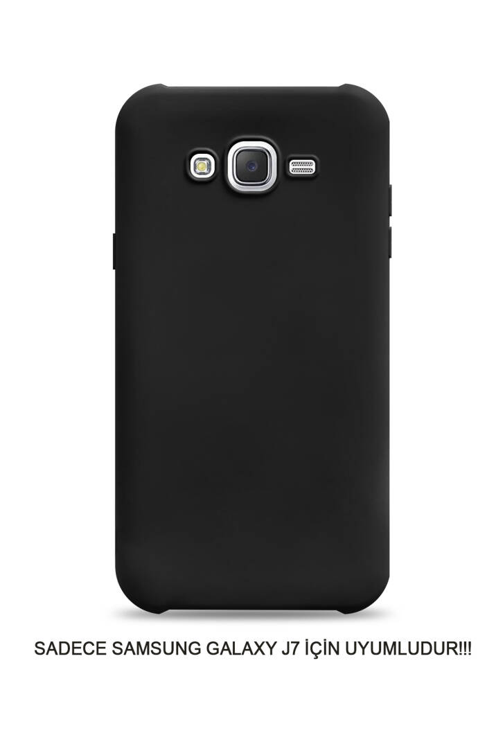 Samsung J7 2015 / J7 Core Uyumlu Kamera Korumalı Darbeye Dayanıklı Renk Atmayan Fab Silikon Kılıf - 36