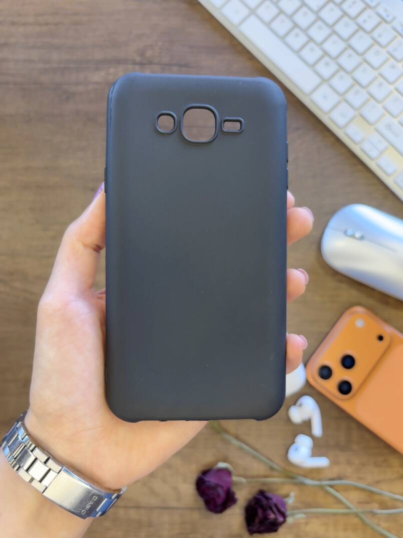 Samsung J7 2015 / J7 Core Uyumlu Kamera Korumalı Darbeye Dayanıklı Renk Atmayan Fab Silikon Kılıf - 40