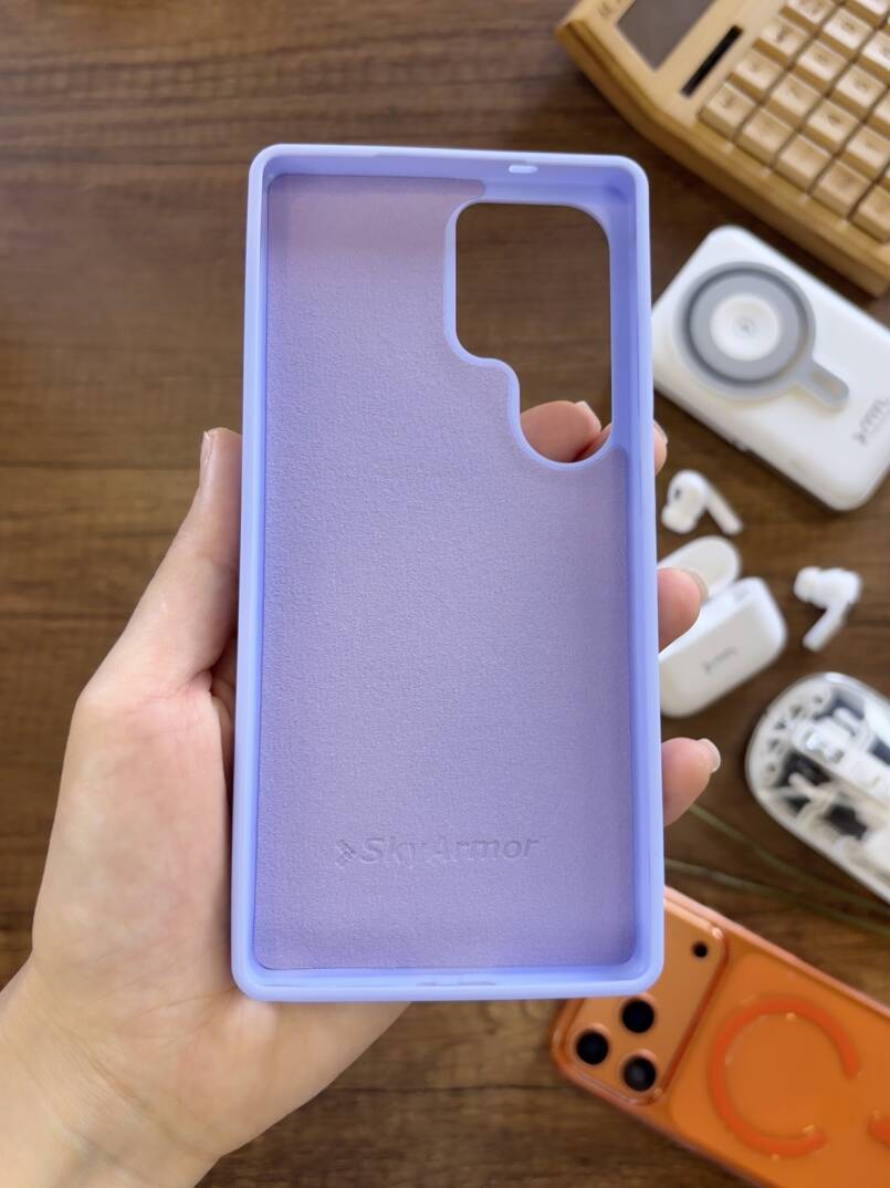 Samsung S24 Ultra Uyumlu Kadife İç Yüzey Tasarımlı Taşlı Işıltılı Parlak Pırlanta Kılıf Dia Plus - 19