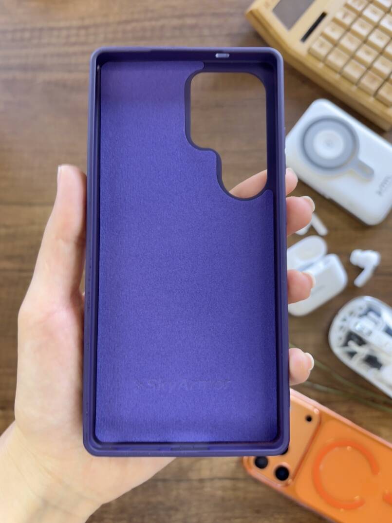 Samsung S25 Ultra Uyumlu Kadife İç Yüzey Tasarımlı Taşlı Işıltılı Parlak Pırlanta Kılıf Dia Plus - 25