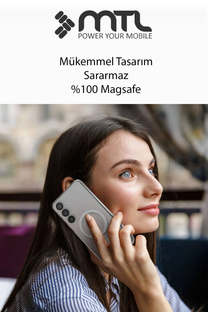 Samsung S25 Uyumlu Animasyonlu Şeffaf Magsafe Şarj Destekli Sararmayan Sert Origin Kılıf - 4