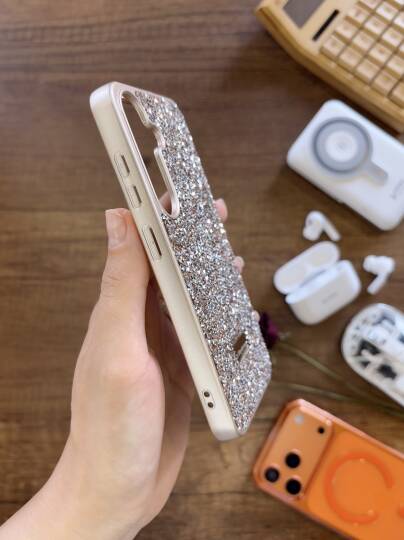 Samsung S25 Uyumlu Kadife İç Yüzey Tasarımlı Taşlı Işıltılı Parlak Pırlanta Kılıf Dia Plus - 9