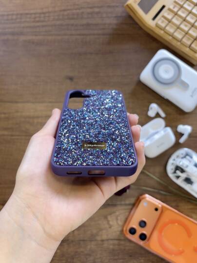 Samsung S25 Uyumlu Kadife İç Yüzey Tasarımlı Taşlı Işıltılı Parlak Pırlanta Kılıf Dia Plus - 28