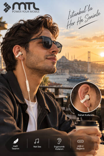 Type-C Açık Kulak(OpenEar)Stereo Kulaklık Kancalı Tak Çalıştır Oyuncu Spor Yüksek Ses Kalitesi MT299 - 4
