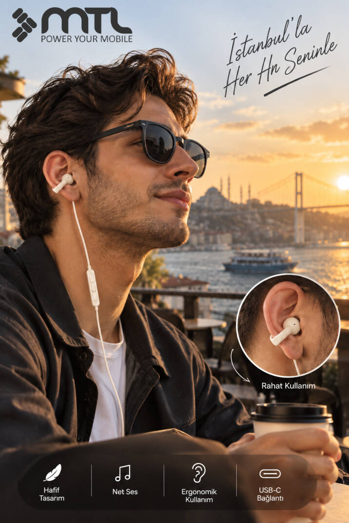 Type-C Açık Kulak(OpenEar)Stereo Kulaklık Kancalı Tak Çalıştır Oyuncu Spor Yüksek Ses Kalitesi MT299 - 4