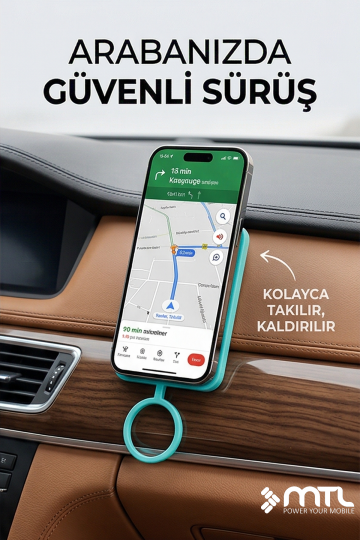 Vantuzlu Telefon Tutucu Silikon Yapışkanlı Sabitleyici, Selfie ve Video İçin Duvar Askısı Sky163 - 6